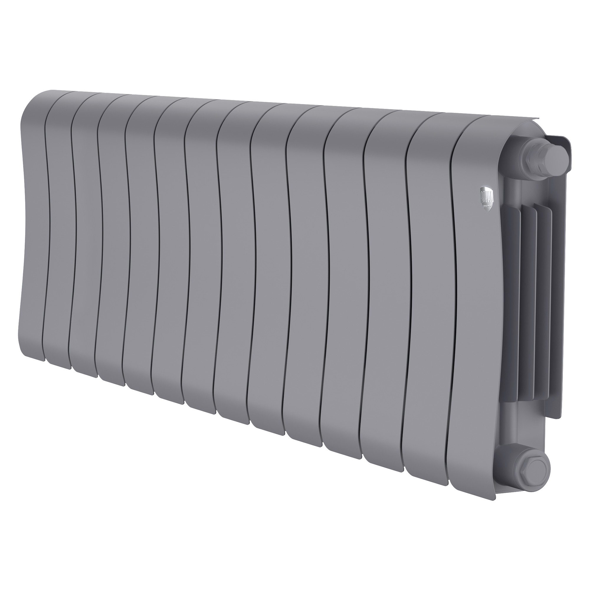 Радиатор биметаллический Royal Thermo Infinity 300 Silver Satin VR80 - 6 секц.