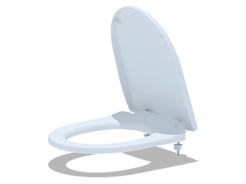 Сиденье для унитаза АНИ Пласт WS0310 из полипропилена с металлическим креплением