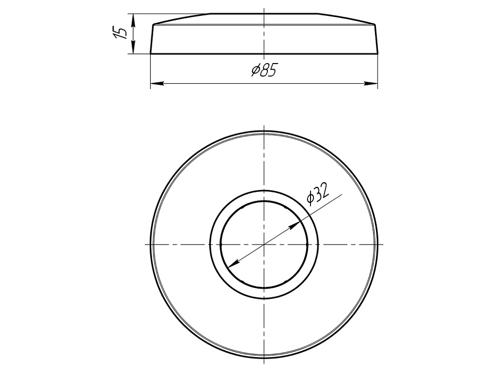 Розетка для сифона Анипласт M413 32 мм