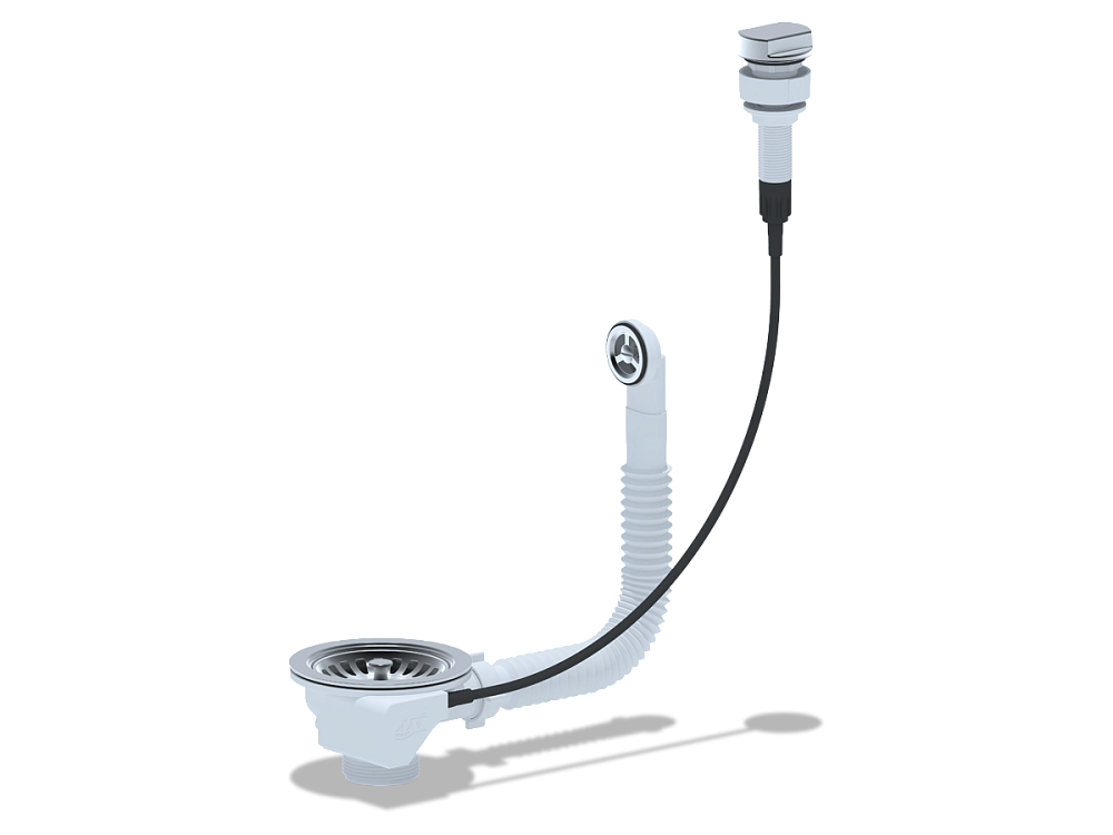 Перелив полуавтомат для мойки АНИ Пласт NM320SL с круглым вертикальным корпусом 3 1/2 дюйма