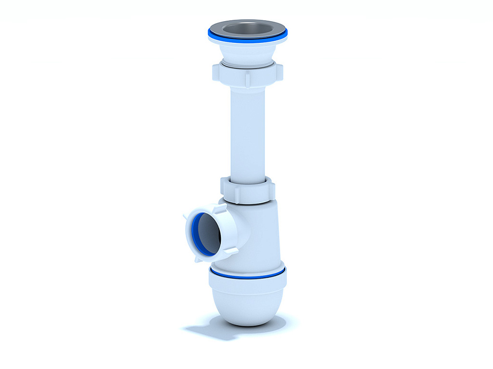 Сифон для мойки АНИ Пласт C0100 1 1/2 дюйма 40 мм