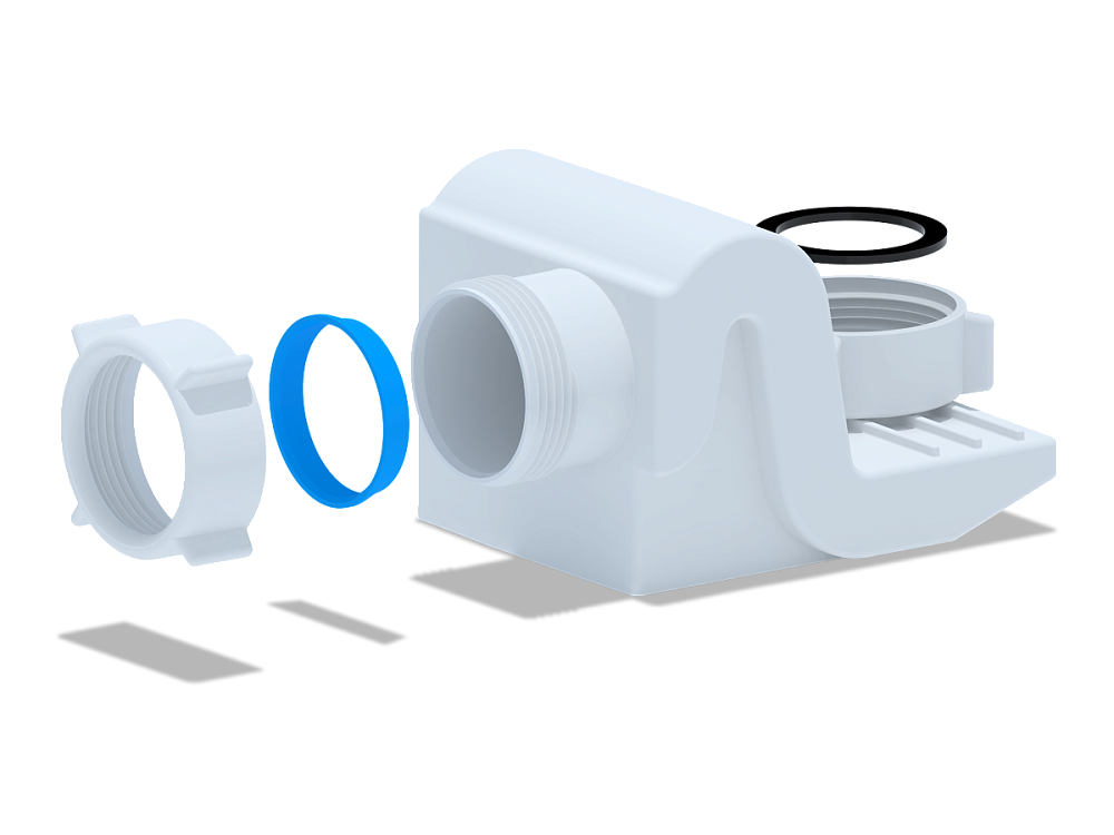 Сифон для ванны АНИ Пласт Бриг E600 без выпуска