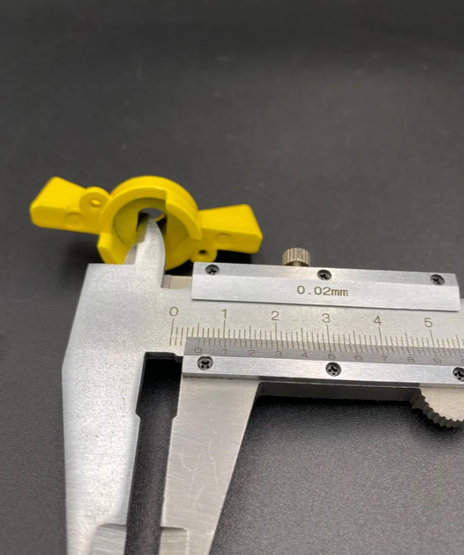 Ручка-бабочка под пломбу 1/2"; 3/4" для шарового крана (желтая), VALFEX, арт.VF.RB2Gp.15.20