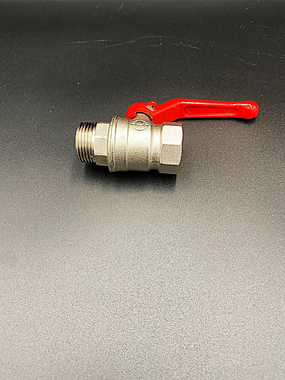 Кран шаровой 3/4" (с никелевым покрытием), ВР/НР, VALFEX, арт.VF.215.NR1.034.N/P59