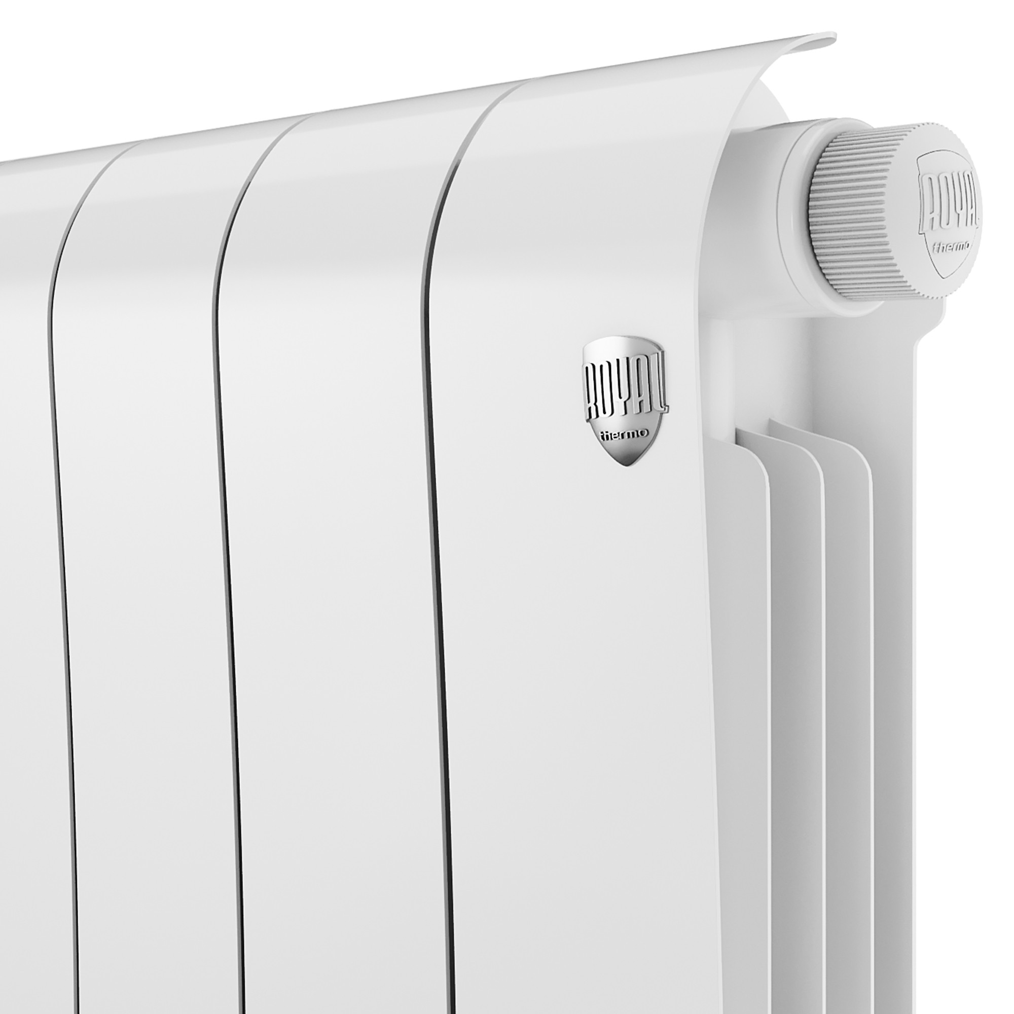 Радиатор биметаллический Royal Thermo Infinity 500 Bianco Traffico VR80 - 4 секц.