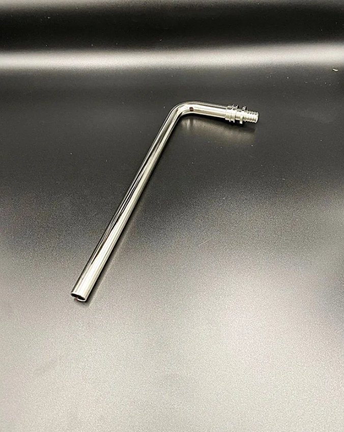 Трубка аксиальная приборная Г-образная 16*250 мм, VALFEX, арт.VF.481.AP.016250