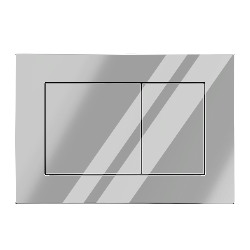 Клавиша АНИ пласт для системы скрытой установки унитаза прям. квадрат хром глянцевый WPG1711G