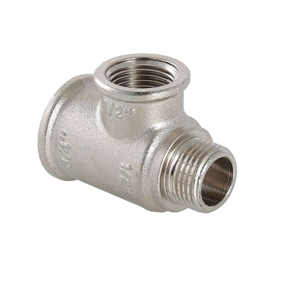 Тройник с переходом на наружную резьбу