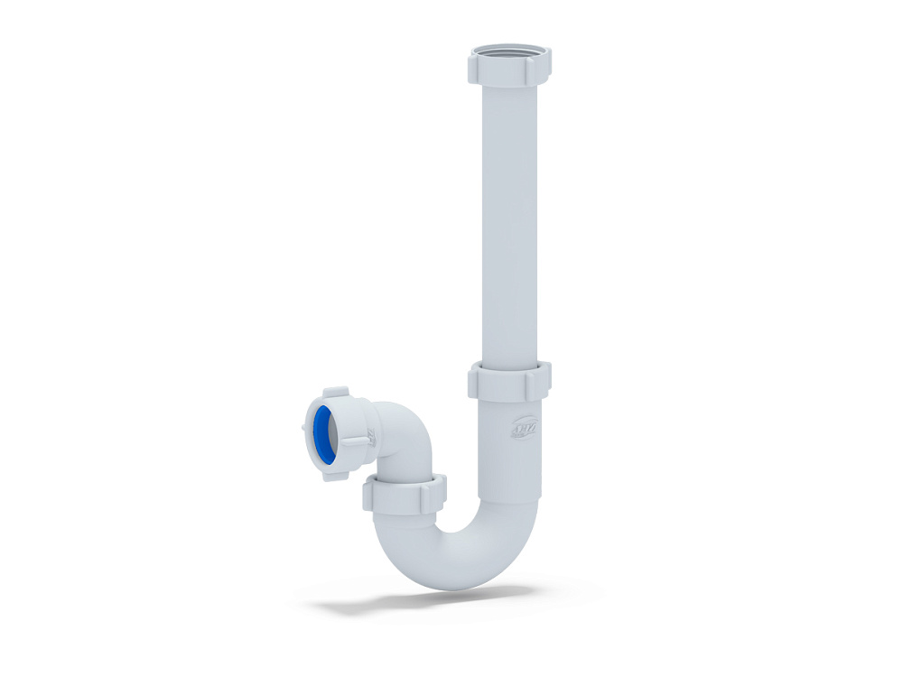 Сифон для раковины АНИ Пласт DB1020 1 1/4 дюйма 32 мм прямоточный без выпуска