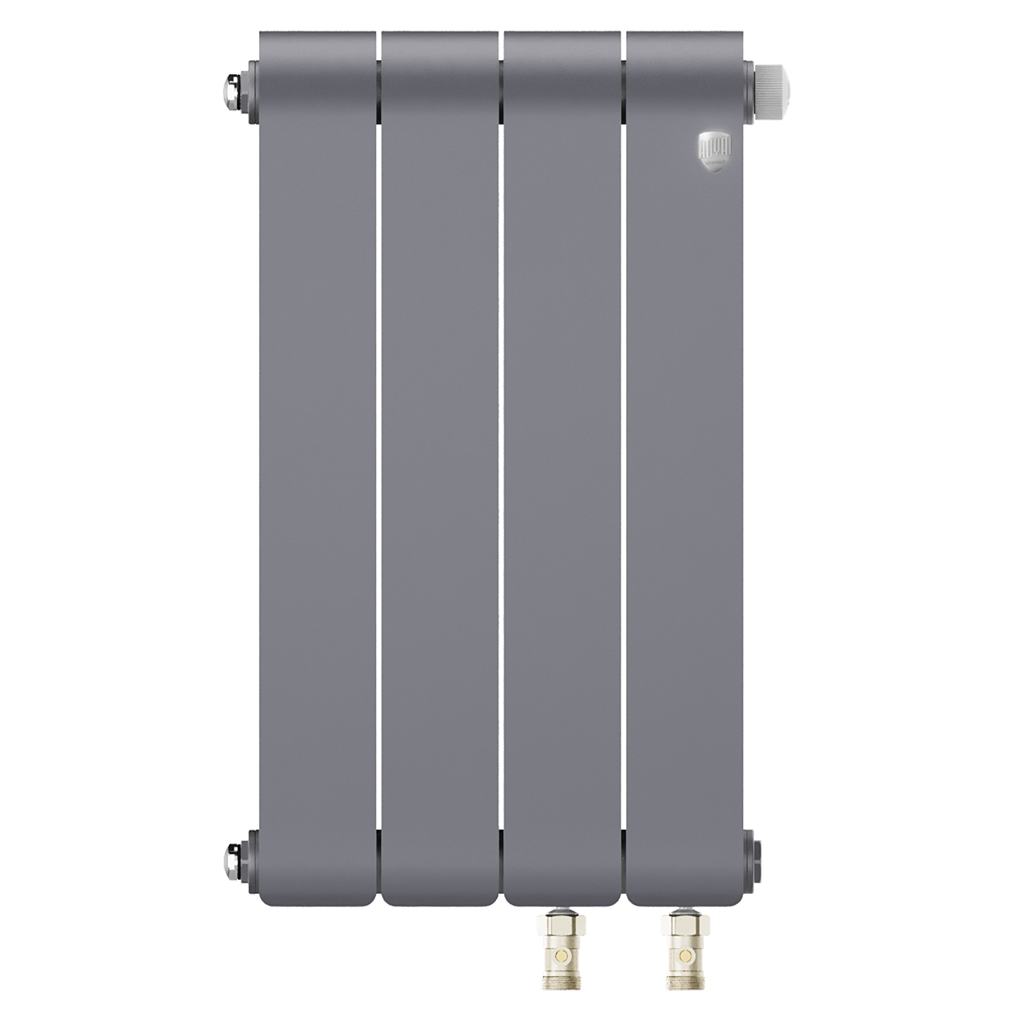 Радиатор биметаллический Royal Thermo Infinity 500 Silver Satin VR80 - 4 секц.