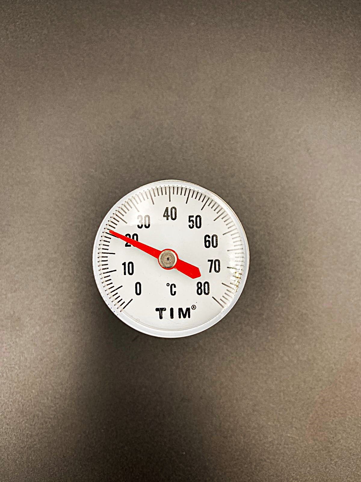 Термометр "малый" с гильзой 1/4" (0-80 С), TIM, арт. Y-40T-80