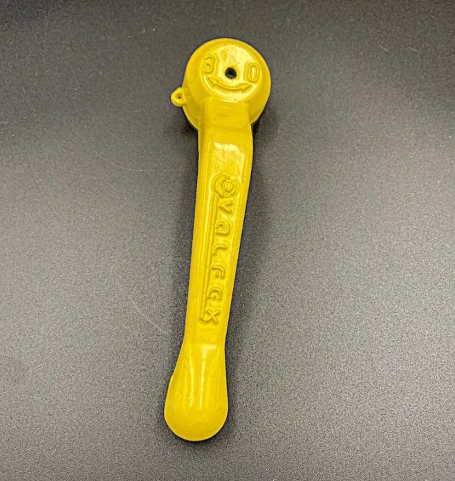 Ручка-рычаг для шарового крана (желтая) под пломбу 11/2"; 2", VALFEX, арт.VF.RR4Gp.40.50