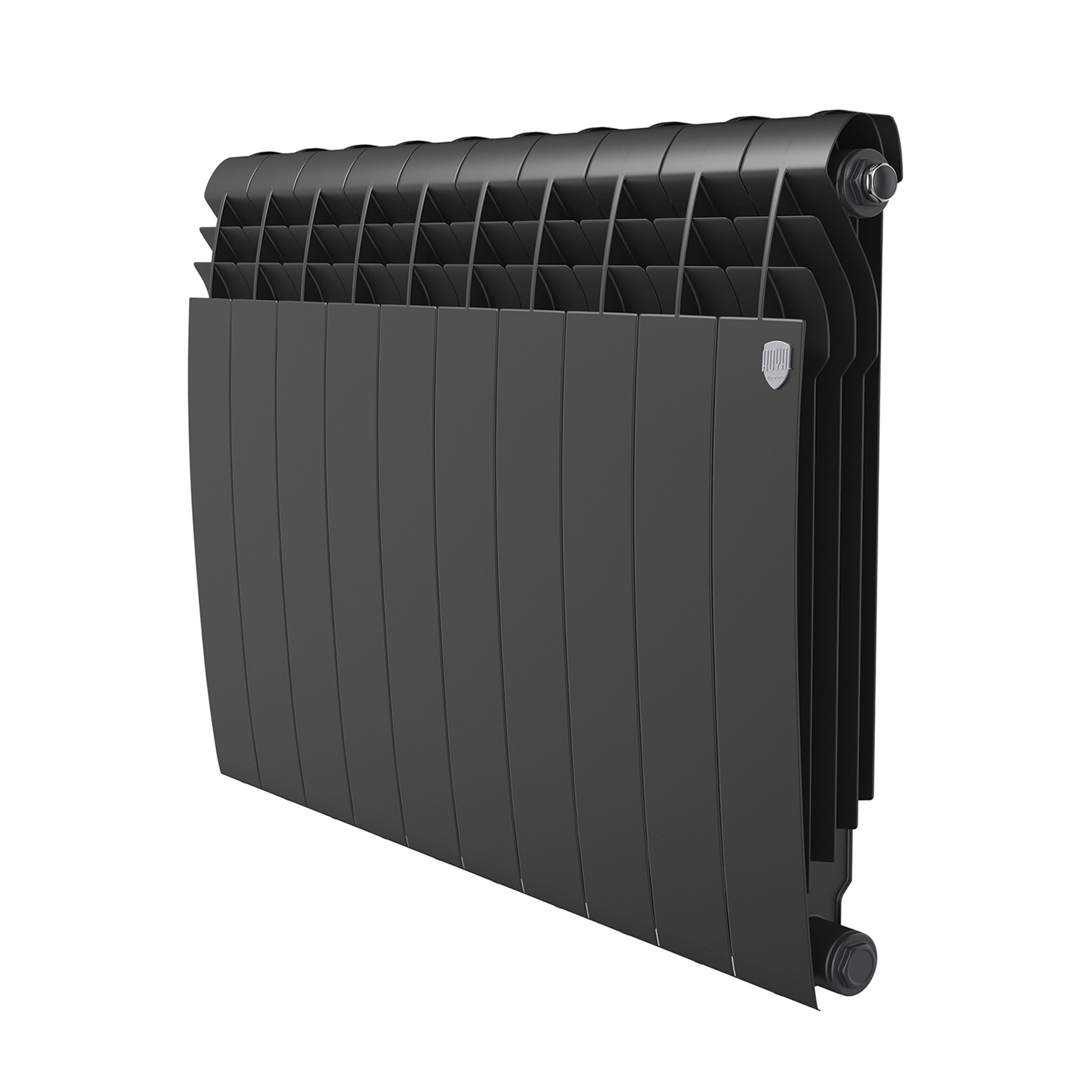Радиатор биметаллический Royal Thermo BILINER B 500 Чёрный - 10 секц.