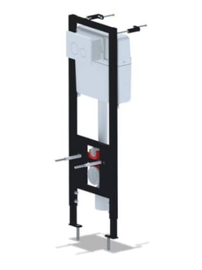 Клавиша смыва для скрытой инсталляции унитаза, АНИ Пласт, круглая, матовая белая, WP1300