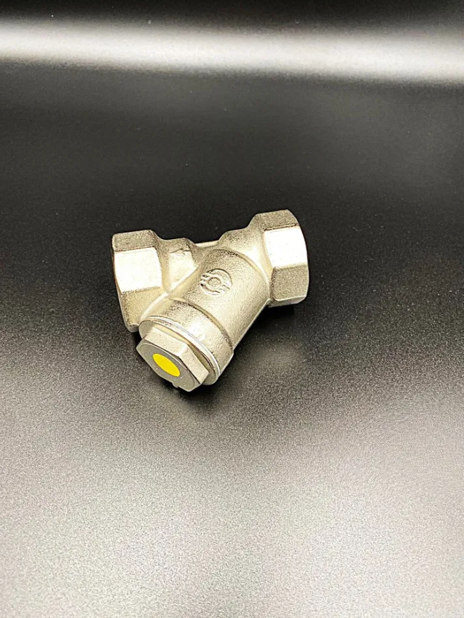 Фильтр сетчатый (с никелевым покрытием) угловой для газа 1" (внутр.-внутр.) VALFEX, арт.VF.193.LN0.100