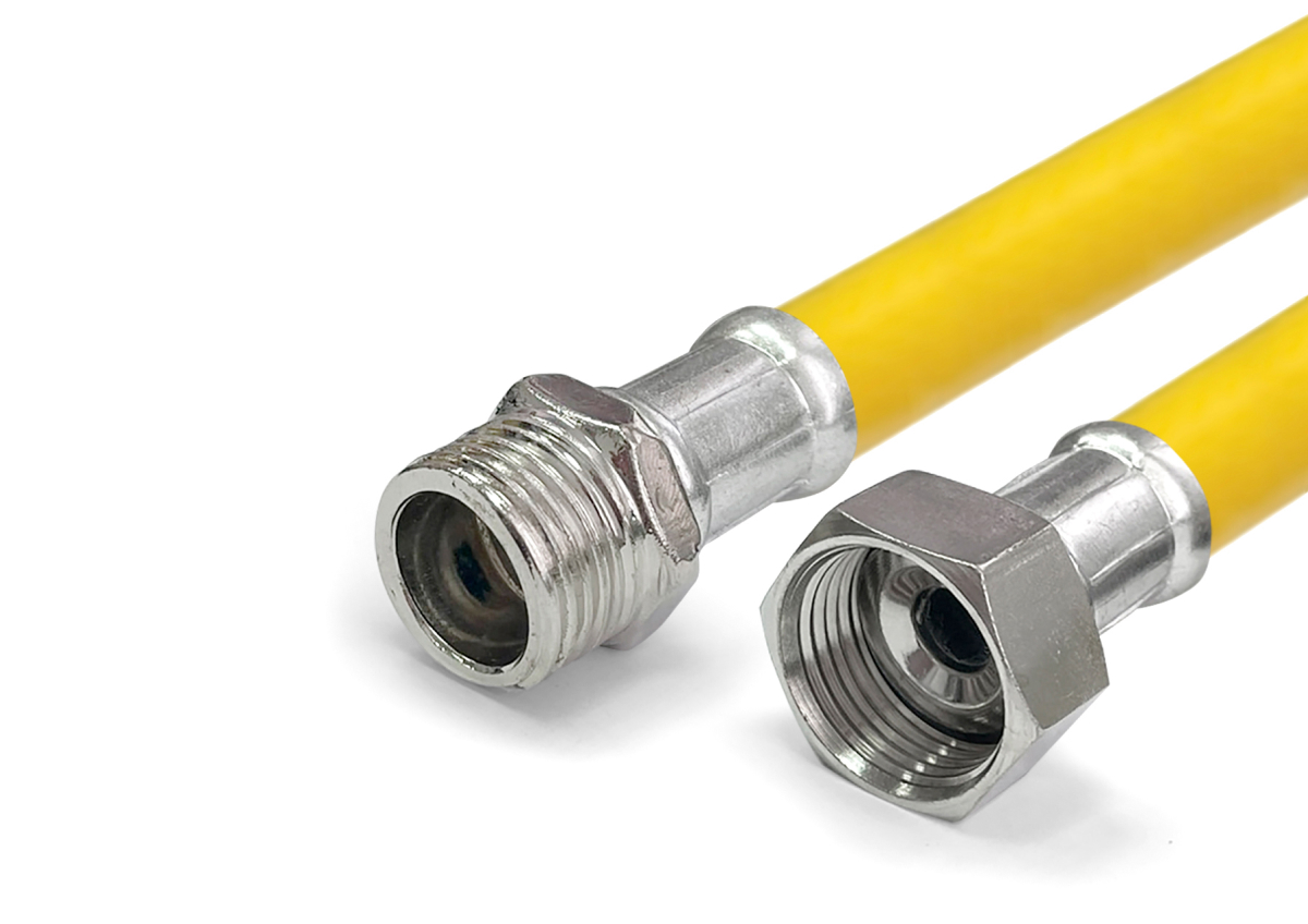 Гибкая подводка для газа с полиэфирной нитью (гайка-штуцер)