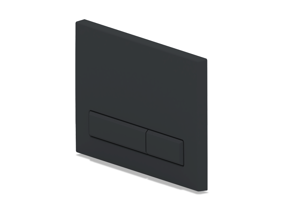 Набор инсталляции 50 см АНИ Пласт WN1143 с унитазом, сиденьем и прямоугольной черной клавишей WP1430