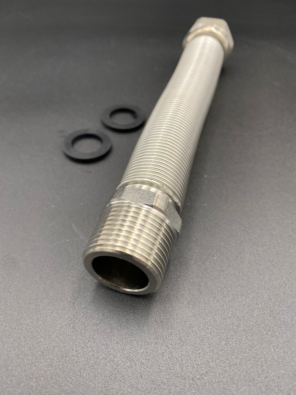 Подводка редукционная из нерж. стали (180-400 мм) сильфонного типа 3/4" г/ш VALFEX, арт.VF.RS.GS.034.0180.0400