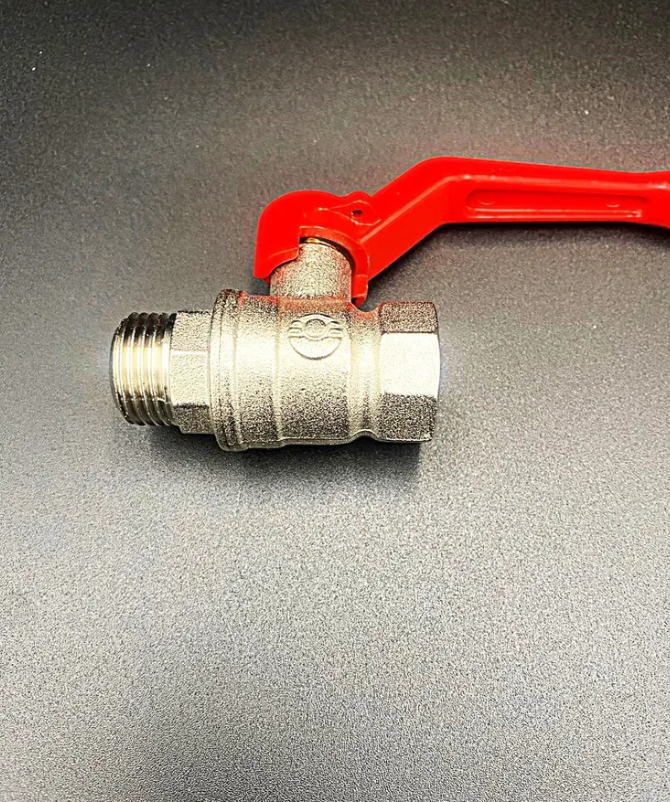 Кран шаровой 1/2" (с никелевым покрытием), ВР/НР, VALFEX, арт.VF.215.NR1.012.N/P59