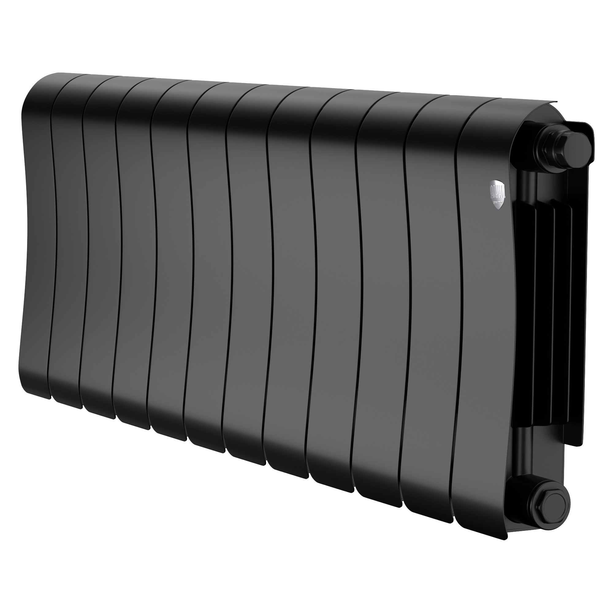 Радиатор биметаллический Royal Thermo Infinity 300 Noir Sable VR80 - 12 секц.