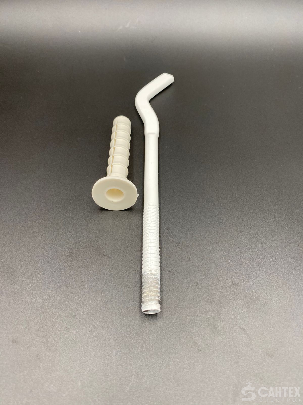 Кронштейн штыревой 9х220мм плоский с дюбелем VALFEX, арт.402009220