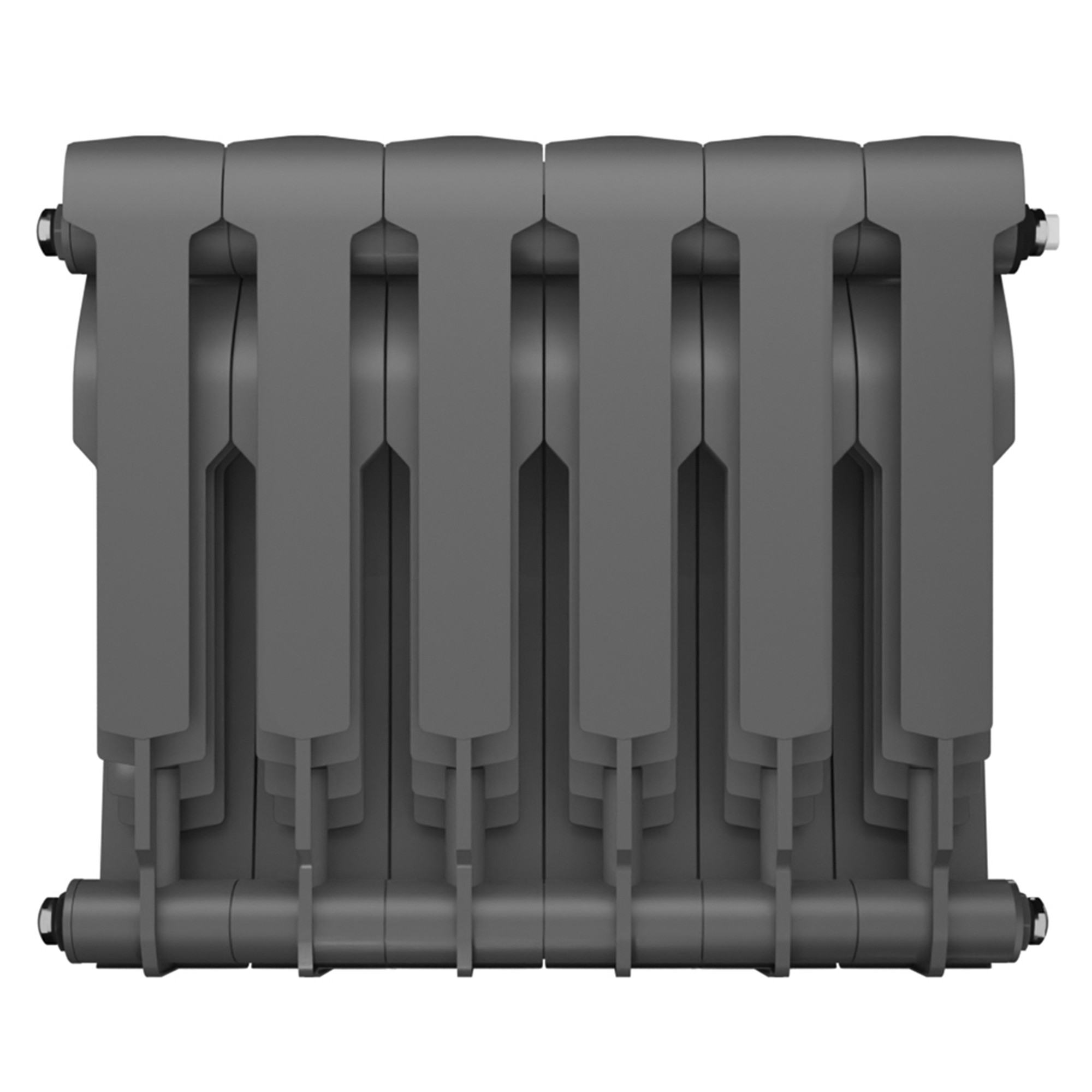 Радиатор Royal Thermo BiLiner 350 /Silver Satin - 6 секц.