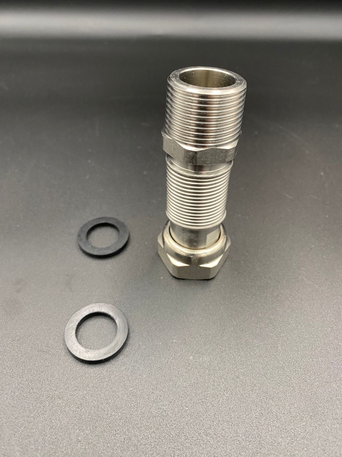 Подводка редукционная из нерж. стали (65-125 мм) сильфонного типа 3/4" г/ш VALFEX, арт.VF.RS.GS.034.0065.0125