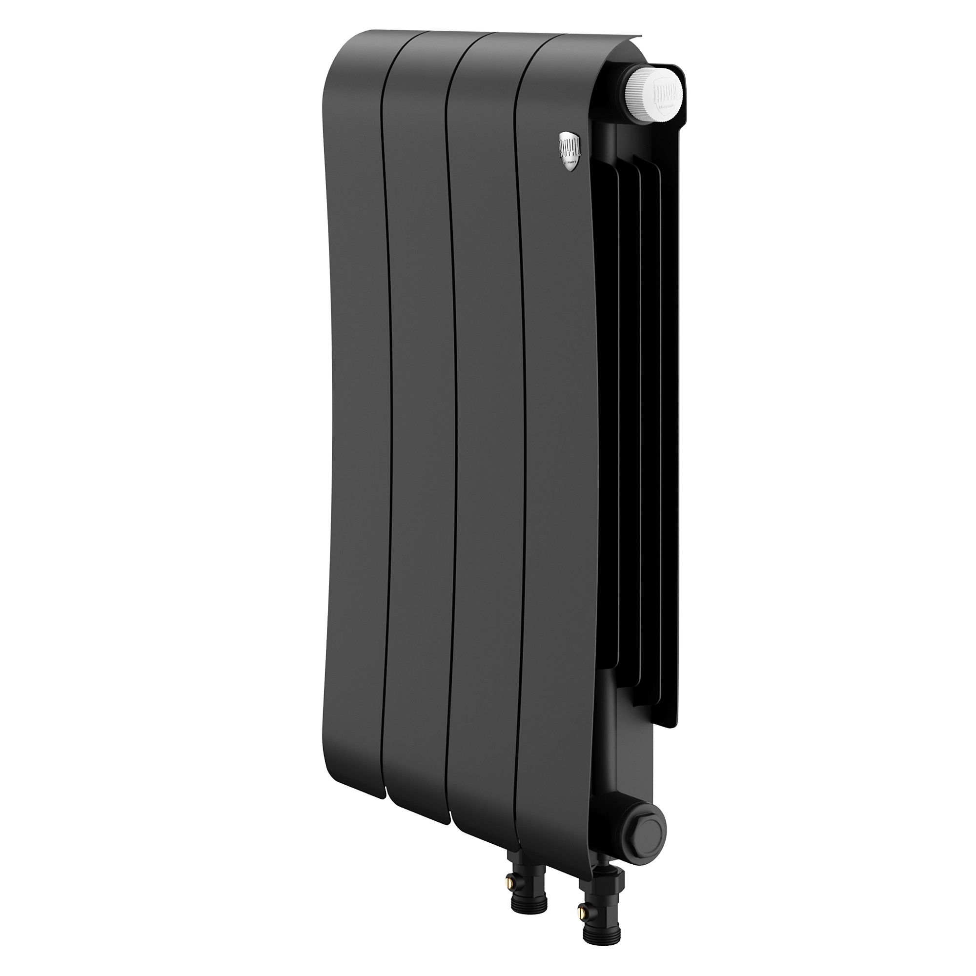 Радиатор биметаллический Royal Thermo Infinity 500 Noir Sable VR80 - 4 секц.