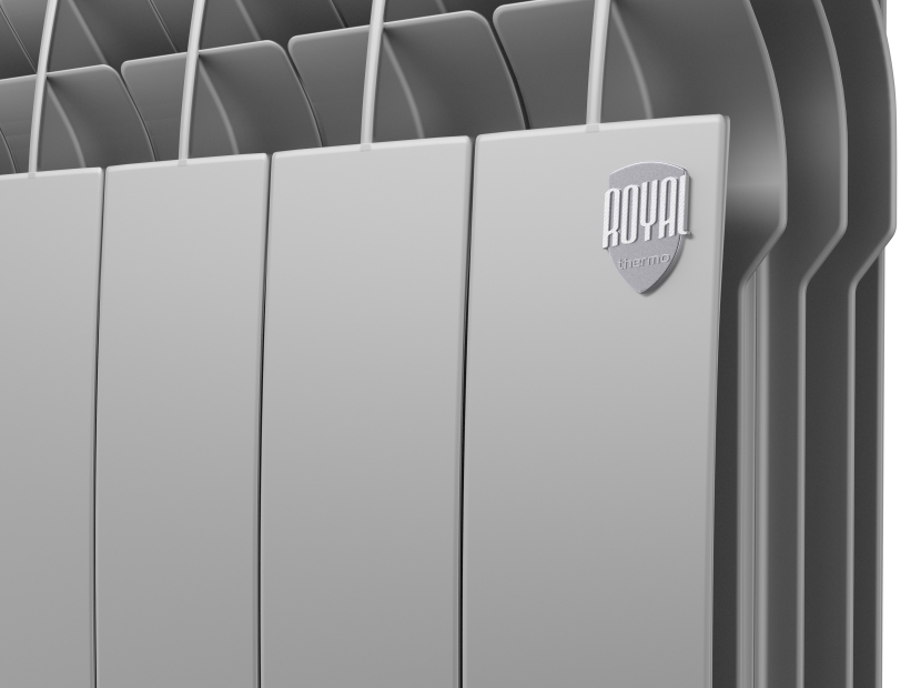 Радиатор алюминиевый Royal Thermo Biliner Alum 500 Silver Satin - 4 секц.