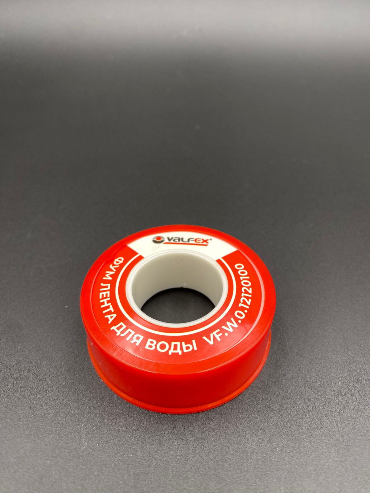 Фум лента для воды белая 12мм*0,1мм*12м VALFEX, арт.VF.W.0.12120100