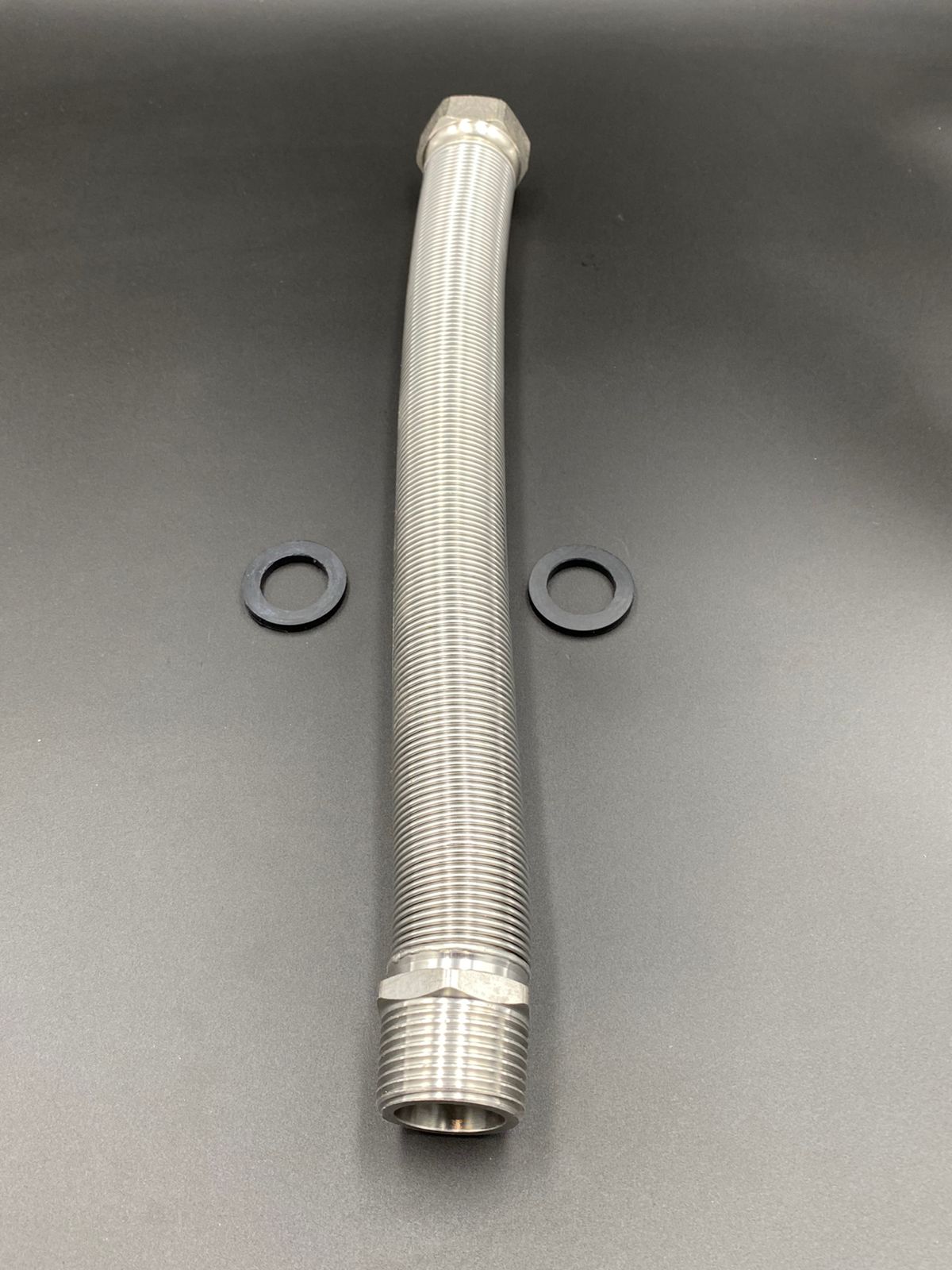 Подводка редукционная 1" г/ш (300-600мм) из нерж. стали сильфонного типа, арт.C-H300-044MF