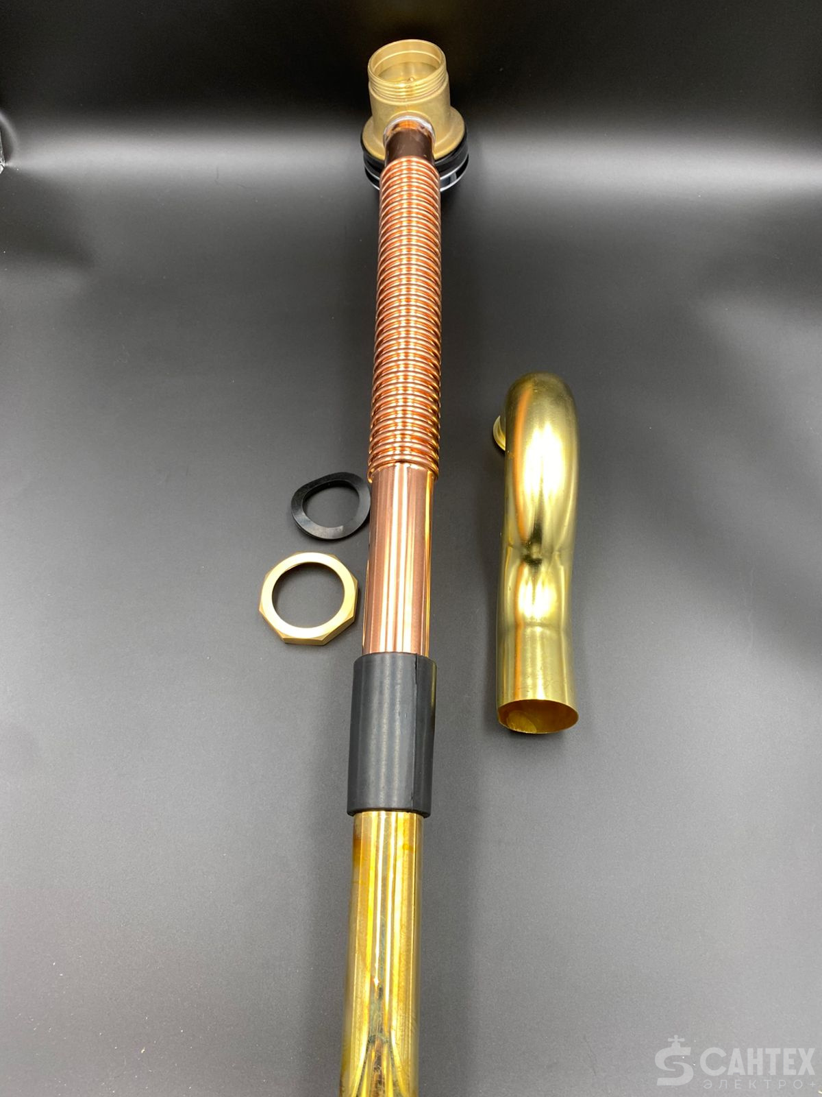 Обвязка для ванны латунная автоматическая ,TIM ,арт.BAS0260B(A)