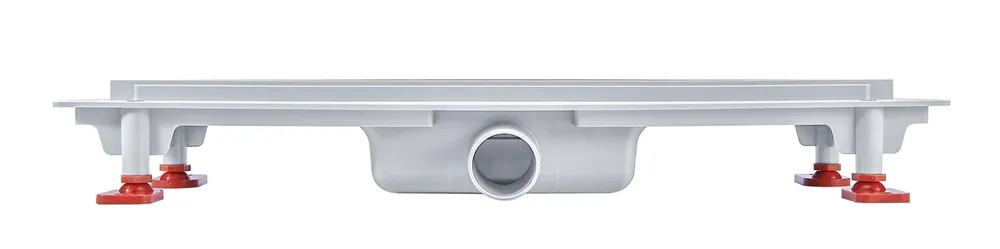 Трап линейный пластиковый АНИ Пласт TL1055 выпуск 40 мм решётка МОЛ под плитку 550 мм