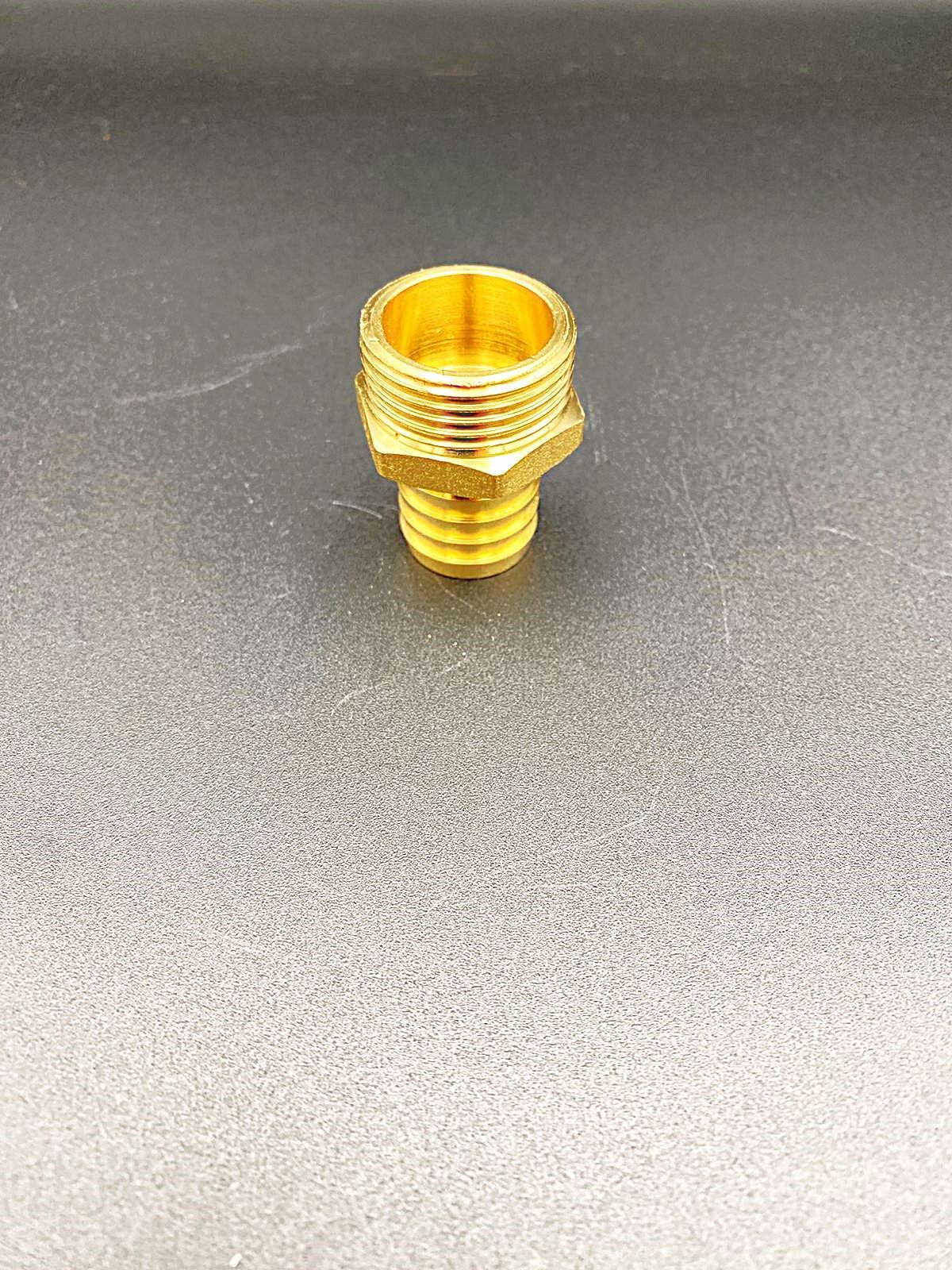 Штуцер латунный для шланга НР 3/4"х20 мм Valfex,арт.VF.650.L.034.20