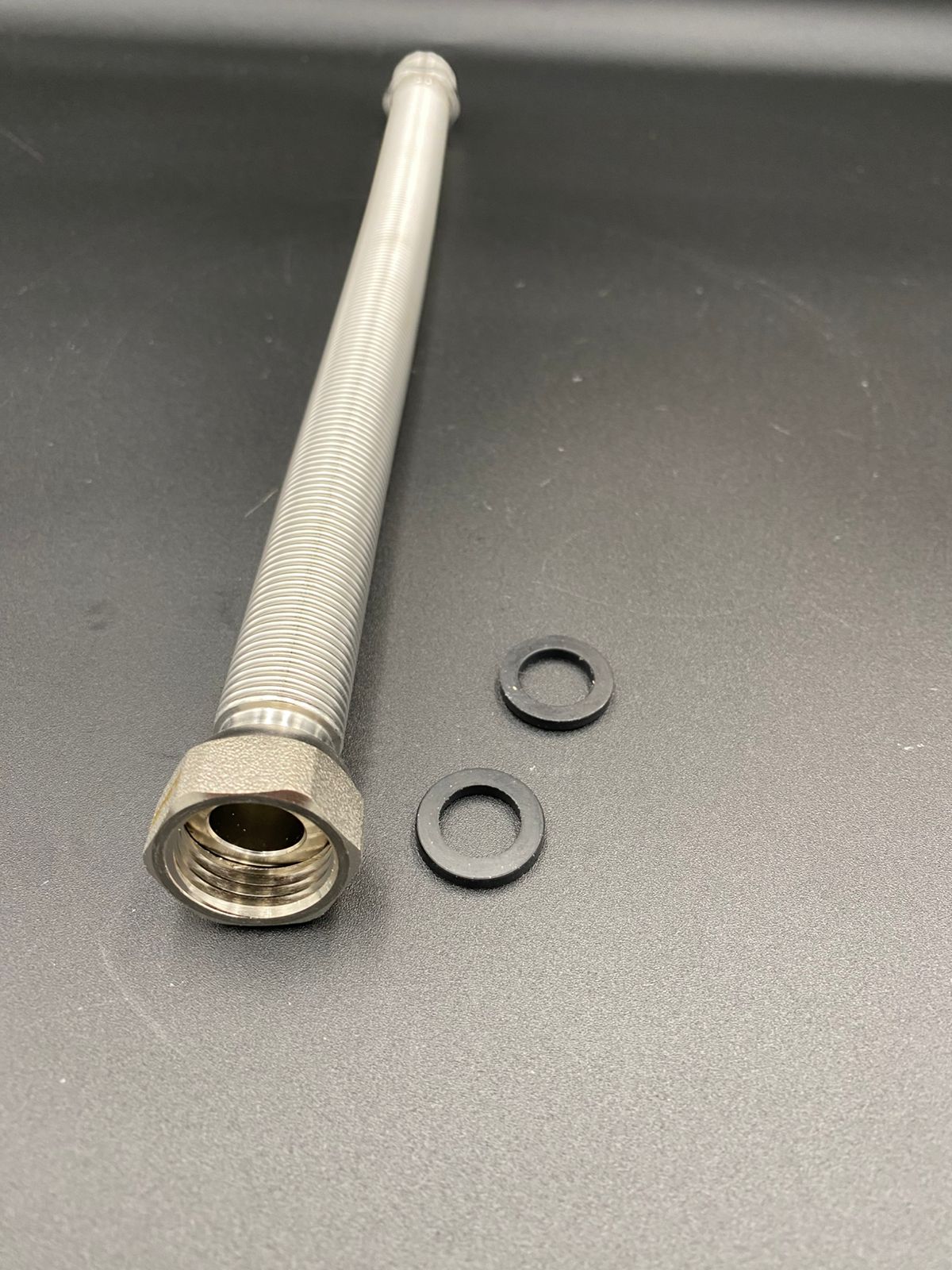 Подводка редукционная из нерж. стали (300-600 мм) сильфонного типа 1/2" г/ш VALFEX, арт.VF.RS.GS.012.0300.0600