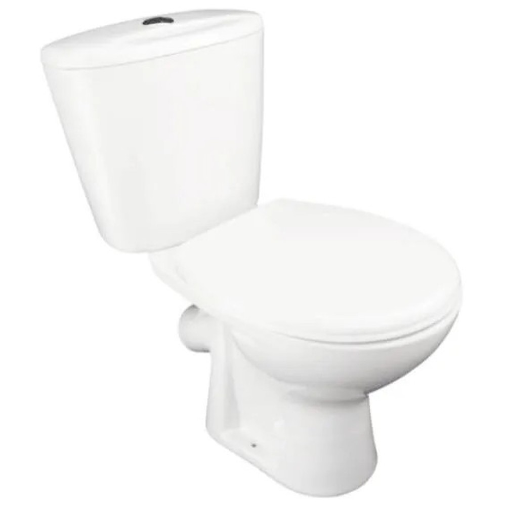 Унитаз ЛЗСФ компакт кос. Вып. Ниж. Под. с арм. 1/р слив бел. Универсал (М) 10/1/5/3-37