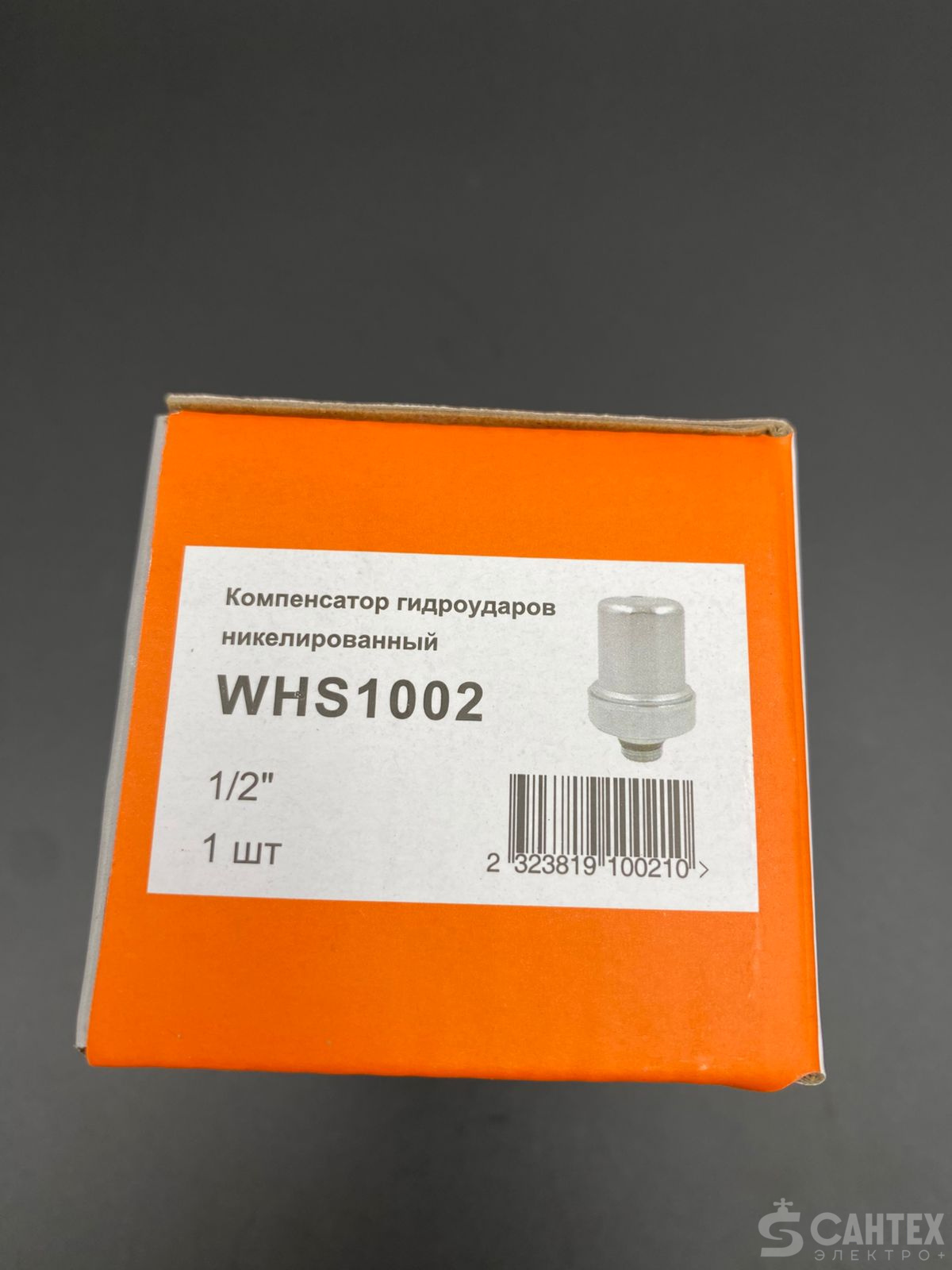 Компенсатор гидроударов никелированный 1/2" НР, Max: 50 bar, TIM ,арт.WHS1002