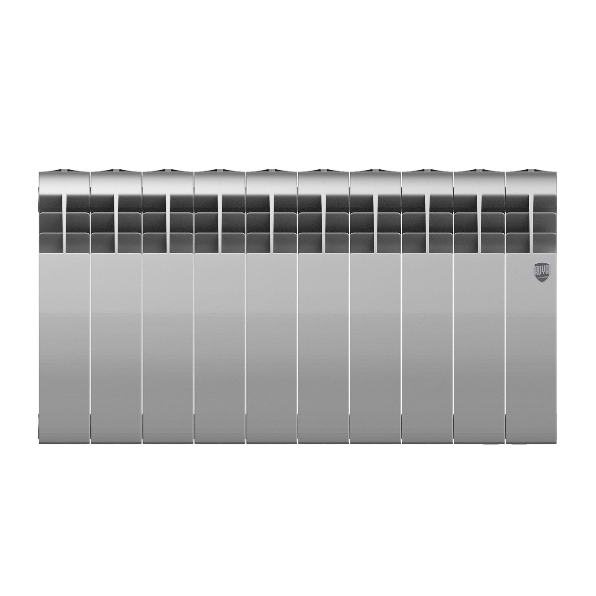 Радиатор биметаллический Royal Thermo BILINER B 350 Серебристый - 10 секц.