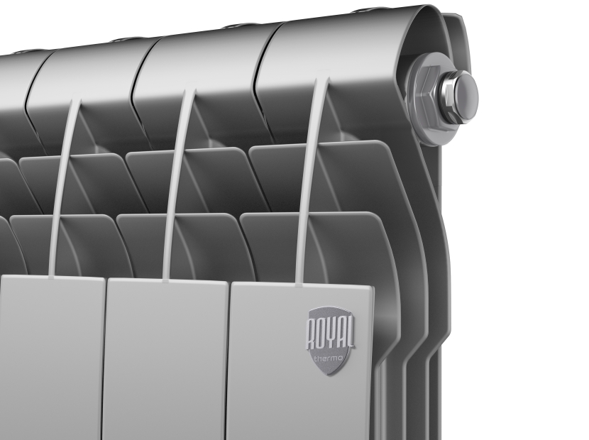 Радиатор алюминиевый Royal Thermo Biliner Alum 500 Silver Satin - 4 секц.