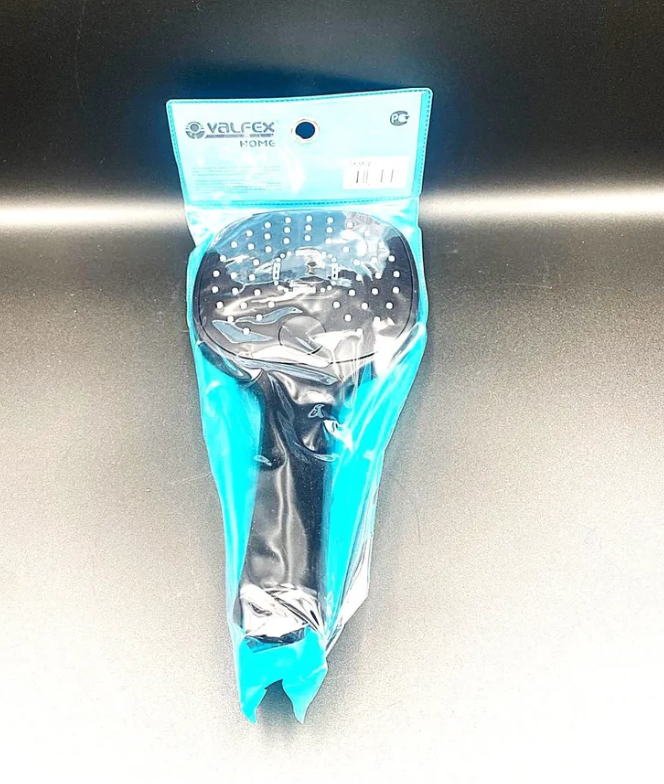 Душевая лейка 2-х режимная 1/2" (ЧЕРНАЯ) VALFEX VF.37-2