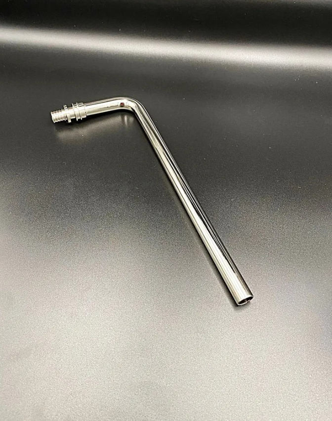 Трубка аксиальная приборная Г-образная 16*250 мм, VALFEX, арт.VF.481.AP.016250