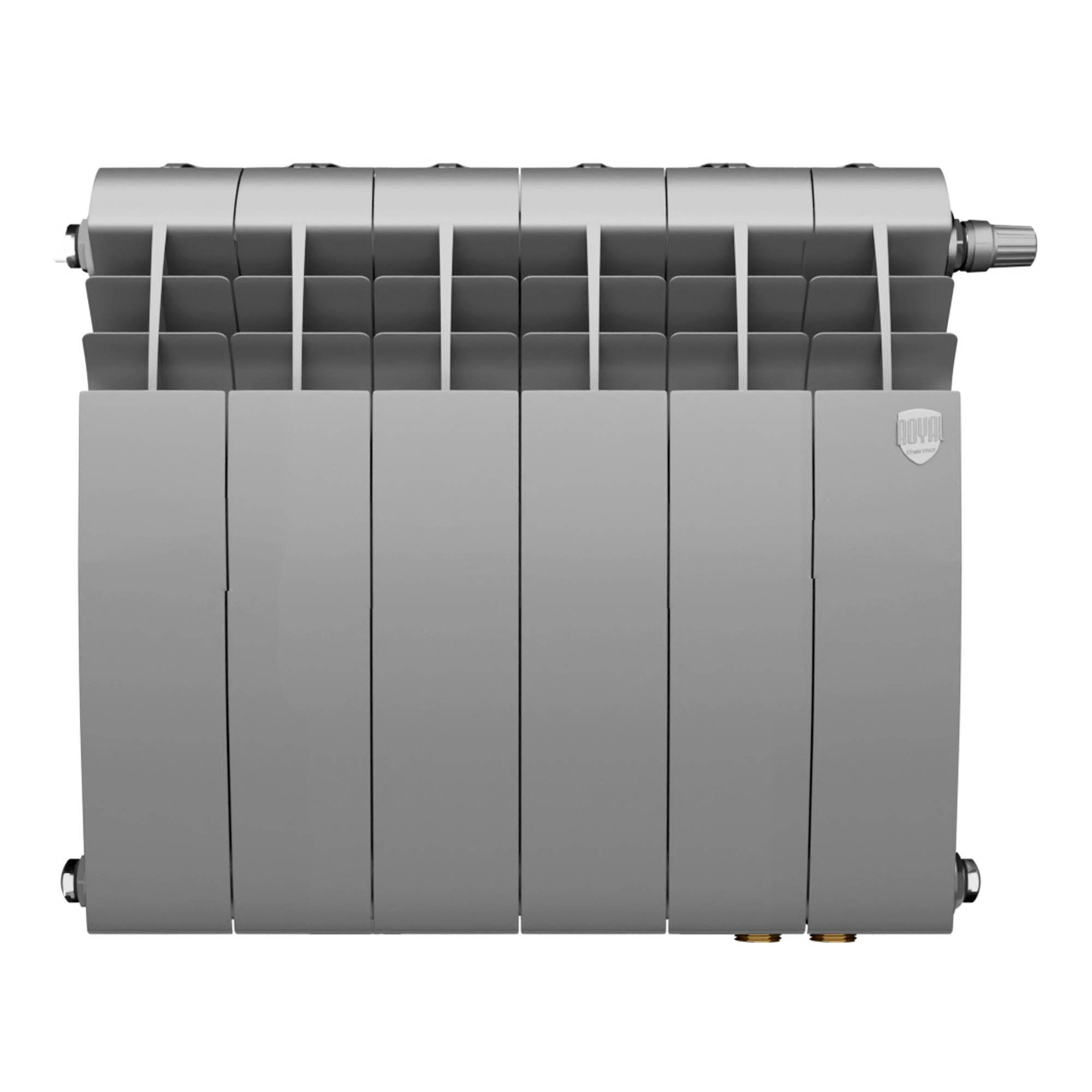 Радиатор Royal Thermo BiLiner 350 Silver Satin VR80 - 6 секц.