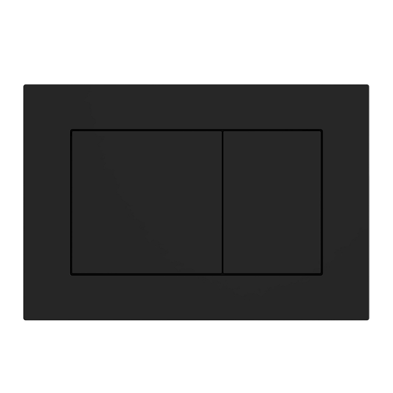 Клавиша АНИ пласт для системы скрытой установки унитаза прям. квадрат черное матовое WP1733