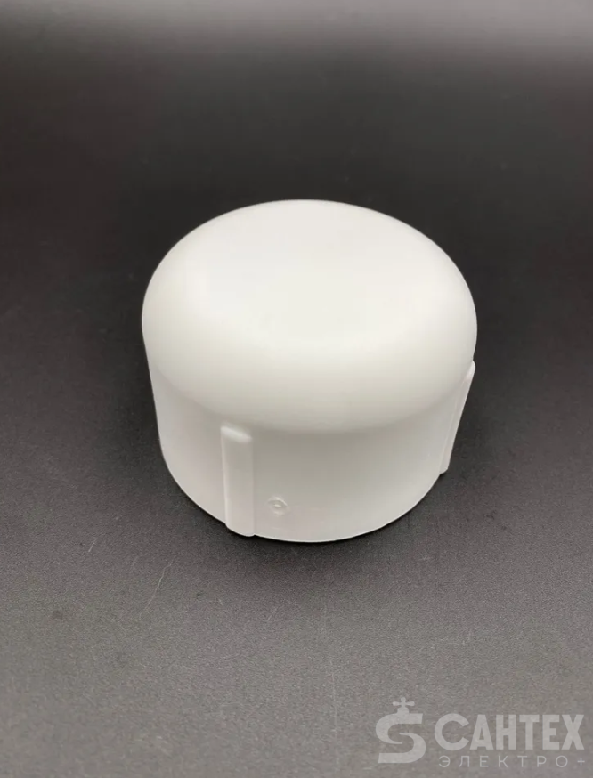 Заглушка полипропиленовая VALFEX PRO 50 мм белый ,арт.10162050-PRO