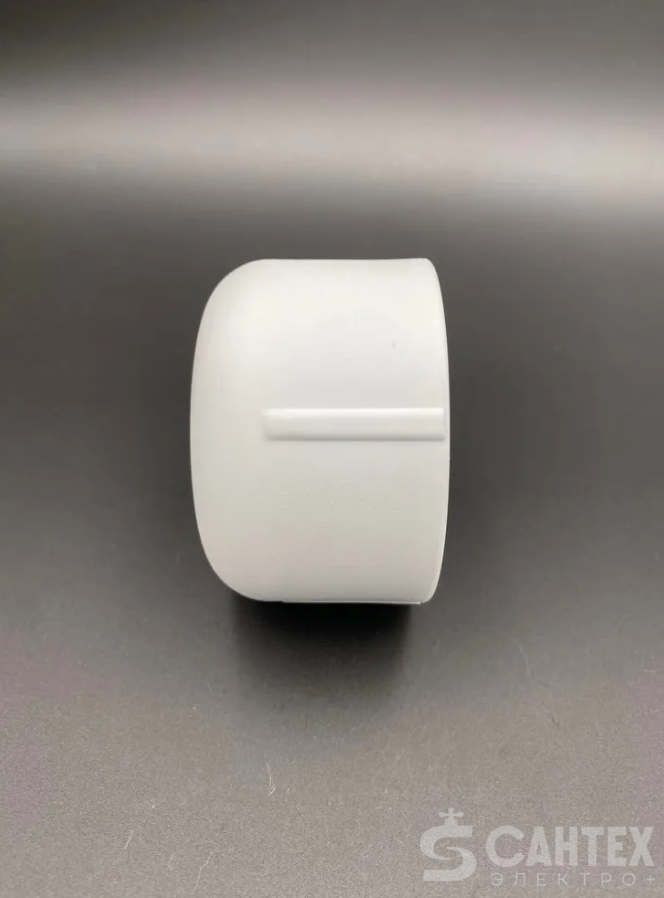 Заглушка полипропиленовая VALFEX PRO 63 мм белый ,арт.10162063-PRO