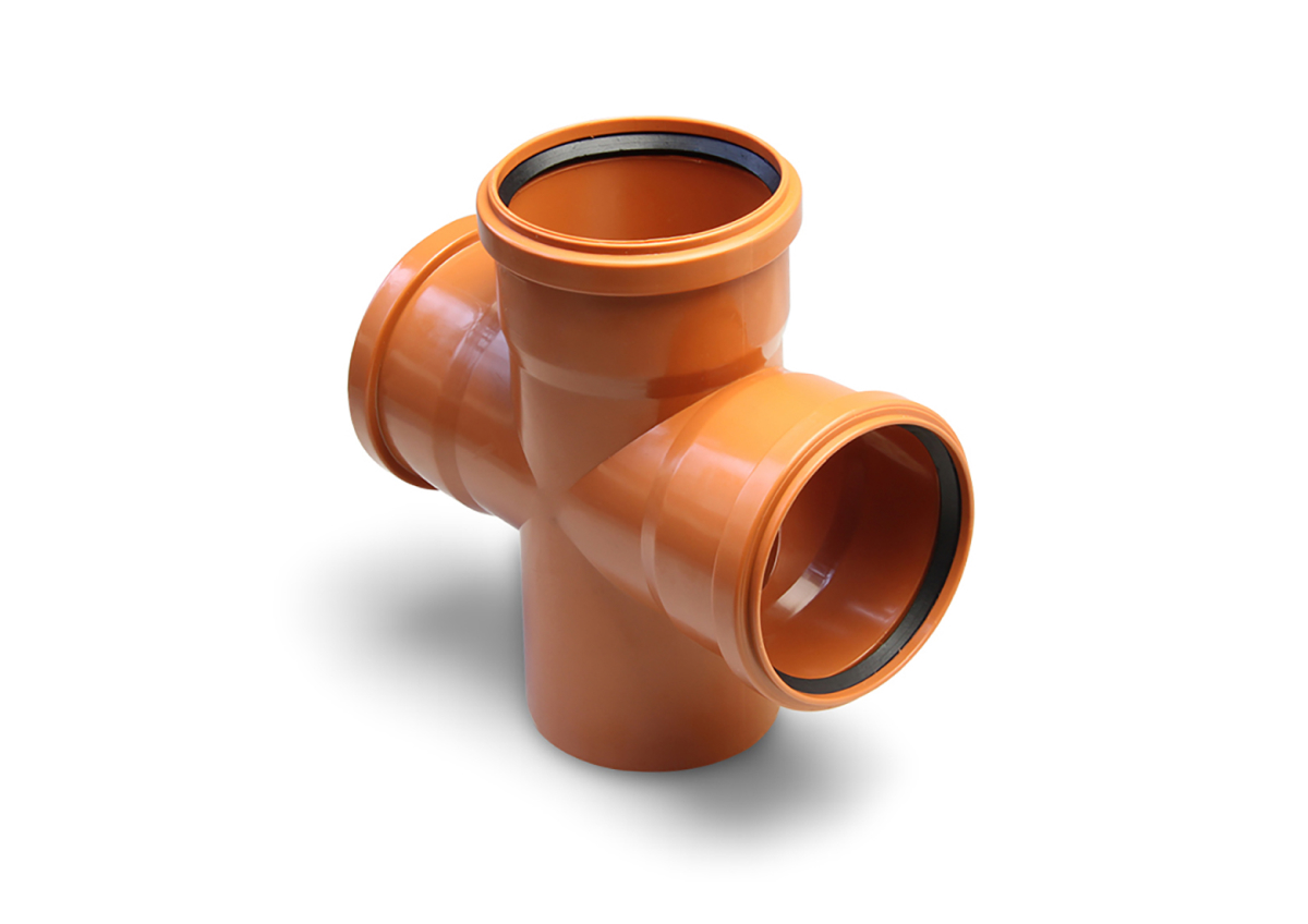 Крестовина одноплоскостная 87,5° для наружной канализации