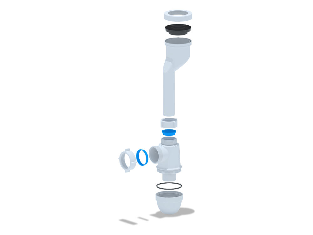 Сифон для писсуара АНИ Пласт U0100 40 мм