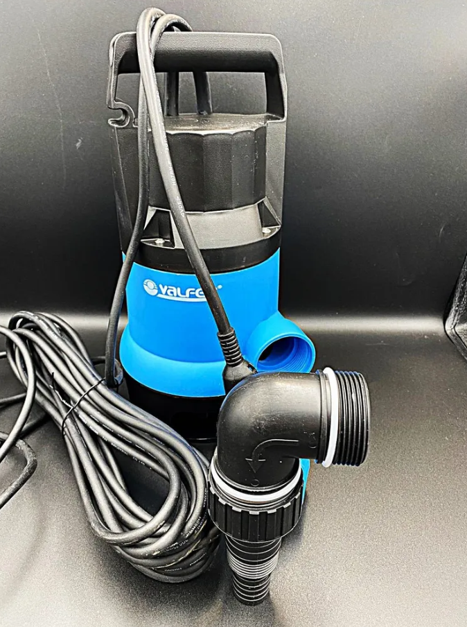 Погружной дренажный насос для грязной воды фекальный 120 л/мин, 8 м напор, 400 Вт VALFEX, арт.VF.F.120.8