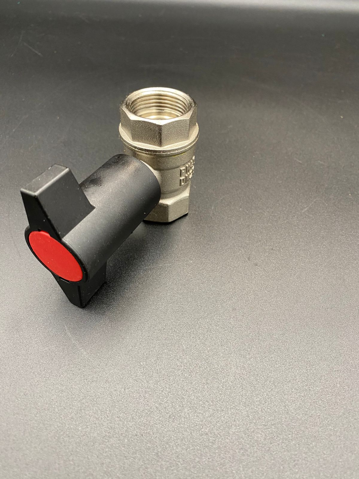 Кран шаровой с удлиненным штоком 3/4" красная ручка для воды, ручка-бабочка, ВР/ВР,VALFEX, арт.VF.235.NT1.034.N/P59.R