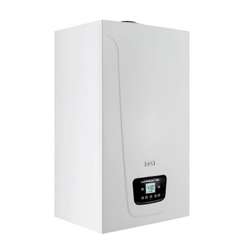 Котел газовый BAXI LUNA DUO-TEC E 1.24 конденс., настенный, 1 конт., закр.кам.сгор.
